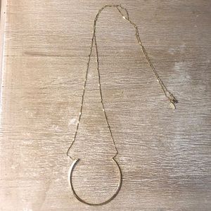 Anthropologie Semi Circle Necklace -NWOT